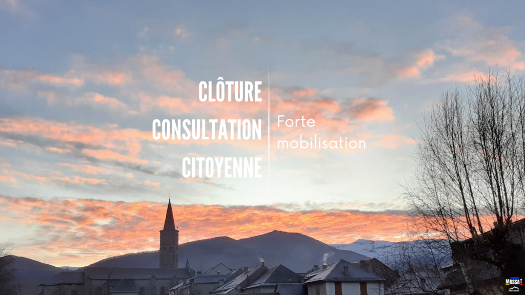 ***Clôture de la consultation citoyenne***