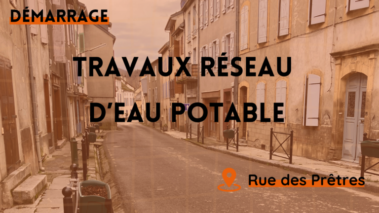 ***Travaux rue des Prêtres***