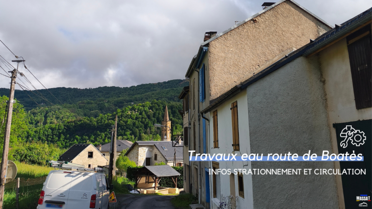 ***Travaux eau route de Boatès***